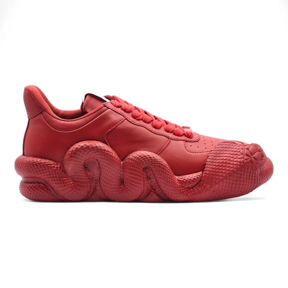 Giuseppe Zanotti Cobras Sneakers - Leather - Red - 44.5 11.5 US $995 - Picture 2 of 11